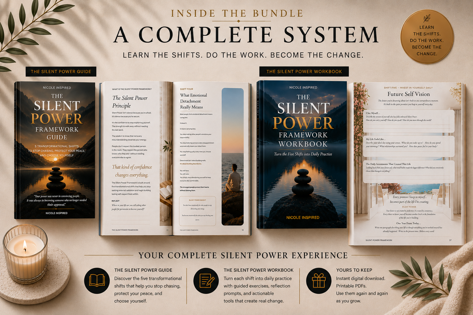 Silent Power Framework | Guide & Workbook — Nicole Inspired